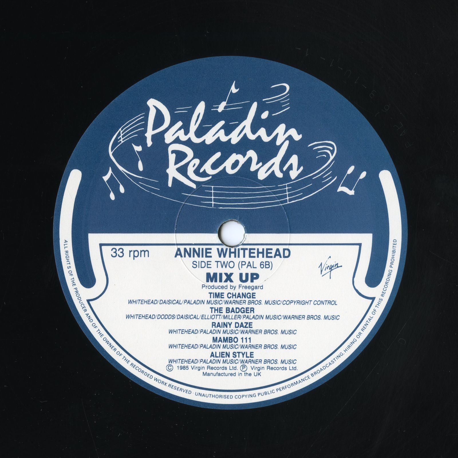 1985年Annie Whiteheadラベル02